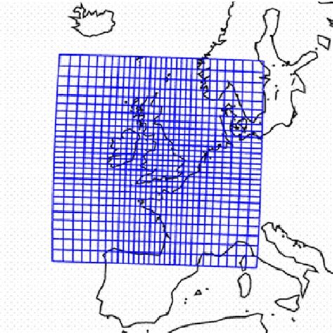 A Variable Resolution Grid Centred Over The Uk Download Scientific