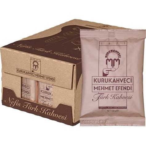 mehmet efendi kurukahveci türk kahvesi 100gr 25 li set 1 fiyatı