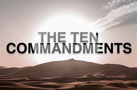 The Ten Commandments Adultery Crestwood Presbyterian Church