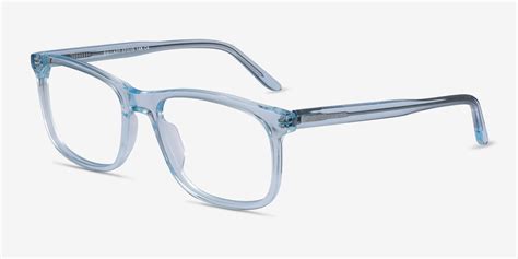 Ballast Rectangle Clear Blue Glasses For Men Eyebuydirect Canada