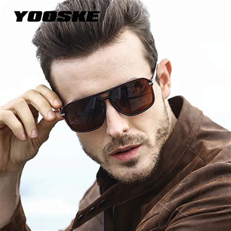 Yooske Classic Hd Polarized Sunglasses Men 2018 Driving Brand Design Sun Glasses Man Mirror