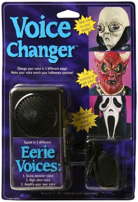 Standard Black Ghostface Voice Changer As Seen In Movie Scream