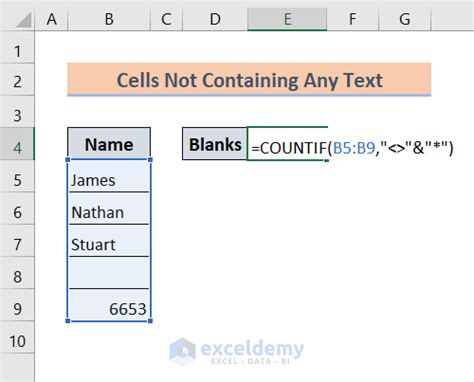 Count Blank Cells With Excel Countif Function 2 Examples