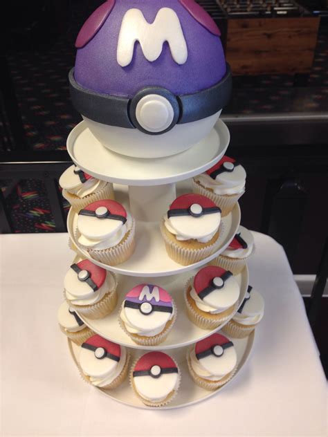 Pokemon Master Ball Cake Pokemon Cake Cake Pokemon Birthday Cake