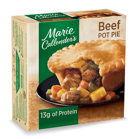 Marie Callenders Frozen Meal Beef Pot Pie 15 Ounce