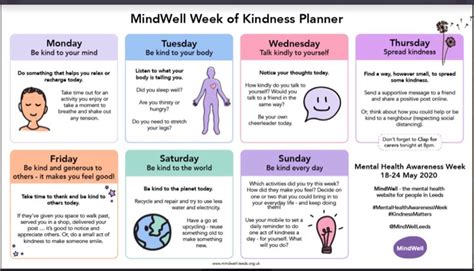 Take The 7 Day Kindness Challenge In Mental Health Awareness Week 18