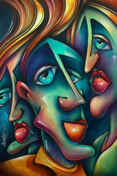 Three Painting By Michael Lang