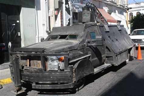 Cartel Narco Tanks Heavy Weapons On Full Display During Battle Over
