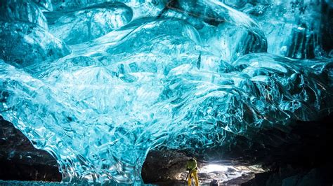 Crystal Ice Cave In Vatnajokull Glacier Autumn And Winter Small Group