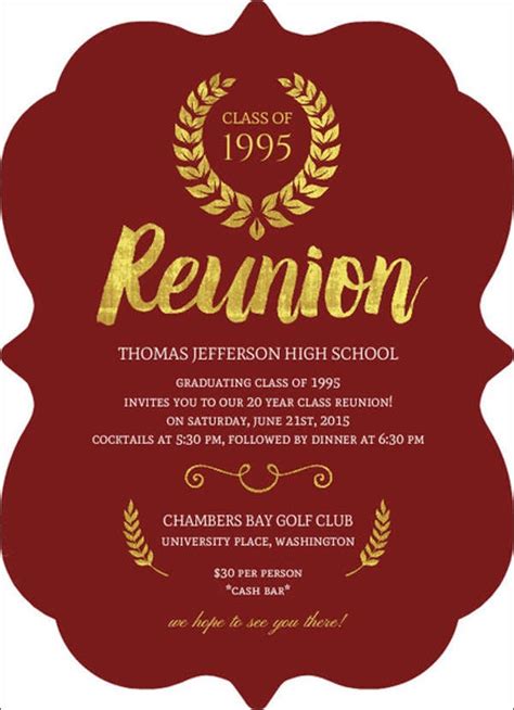15 Reunion Invitation Templates Psd Ai Free And Premium Templates