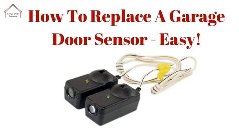 How To Replace A Garage Door Sensor Easy YouTube