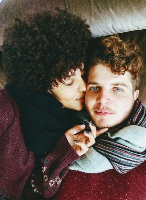 Interracial Couple Naturalhair Curlyhair Interracialcouple Casalinterracial