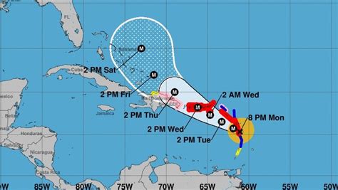 Hurricane Maria Path Track With Latest Maps Of Florida Atlantic