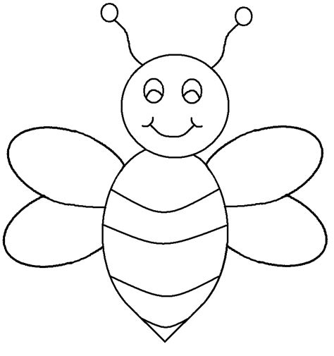 Outline Of Honey Bee Clip Art Library
