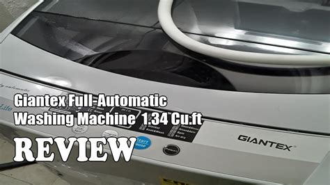 Giantex Full Automatic Washing Machine 134 Cuft Review 2022 Youtube