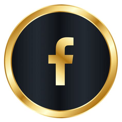 Gold Facebook Icon Clip Art Free Instagram Twitter Facebook Icons
