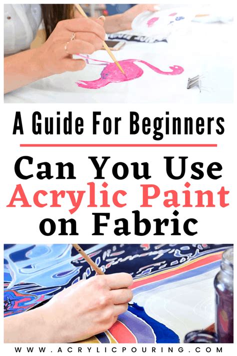 Acrylic Paint On Fabric Fabric Paint Diy Fabric Paint Designs Using