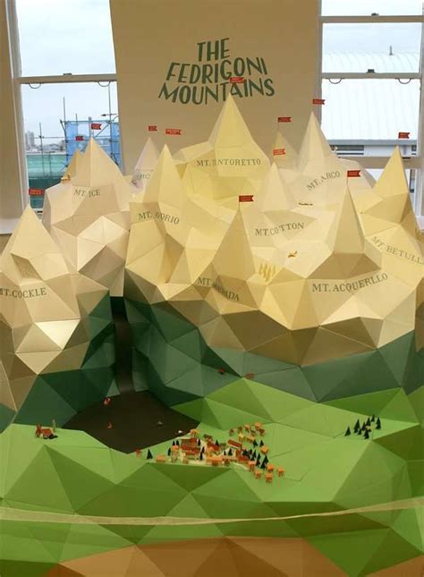 Mountains Craft Paper Design Paper Crafts Paper Sculpture