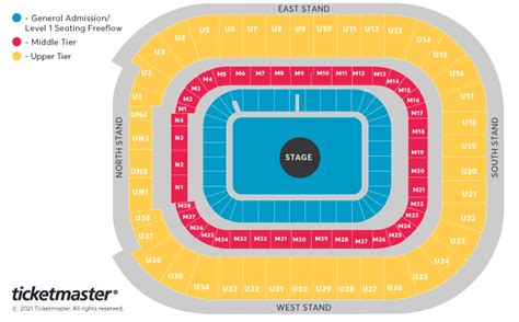 Allegiant Stadium Seating Chart Ed Sheeran