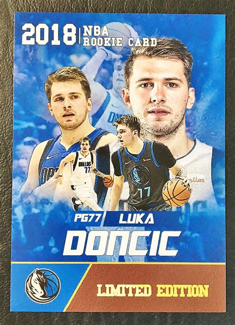 2018 Rookie Gems Luka Doncic Rookie Custom Card Mint Etsy