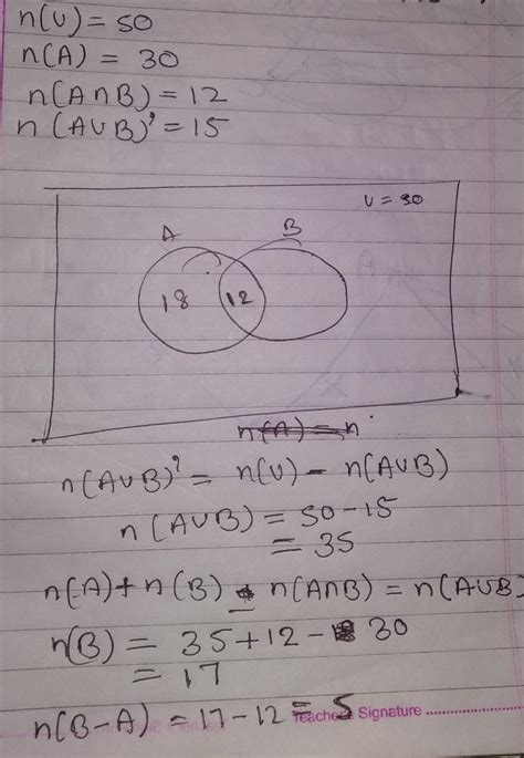 If Nu50na30nanb12and Naub15 Find 1nb 2nb A