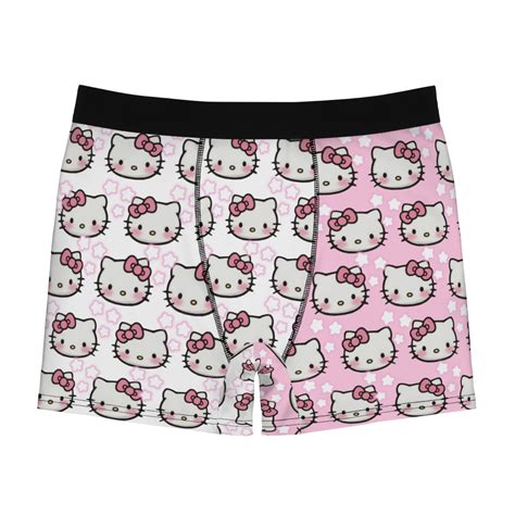 Hello Kitty Boxers Hello Kitty Boxer Briefs Sanrio Boxers Pink White