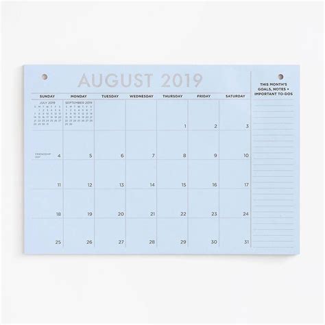 Big Table Calendar 2020 Stacy Clayton