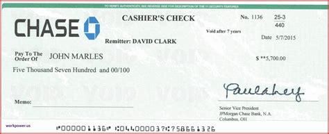 Cashiers Check Template Business Checks Money Template Payroll Template