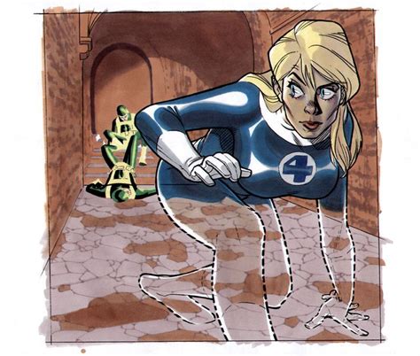 Sue Storm •david Williams Invisible Woman Top Superheroes Comic