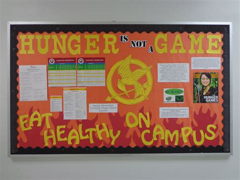 Resident Assistant Bulletin Board For Healthy Eating On Campus Hunger