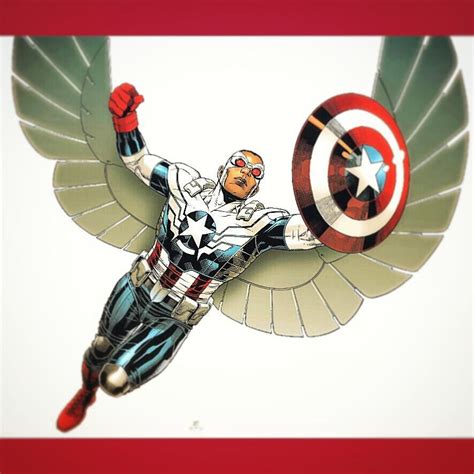 All New Captain America By Jim Cheung Captain America Art Falcon