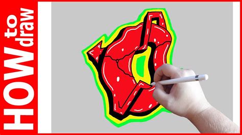 How To Draw Graffiti Letters O № 1 Youtube