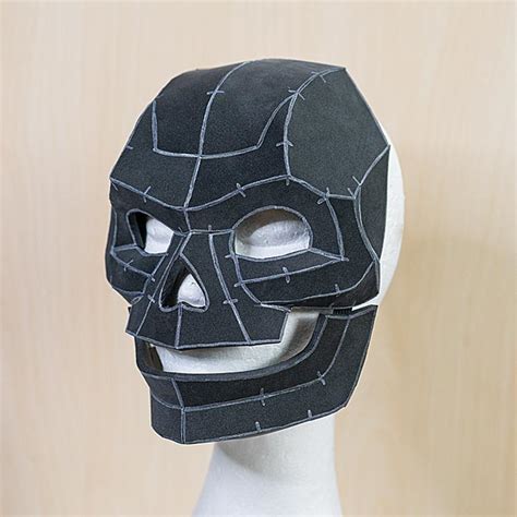 Skull Mask Pattern Digital Download Pdf