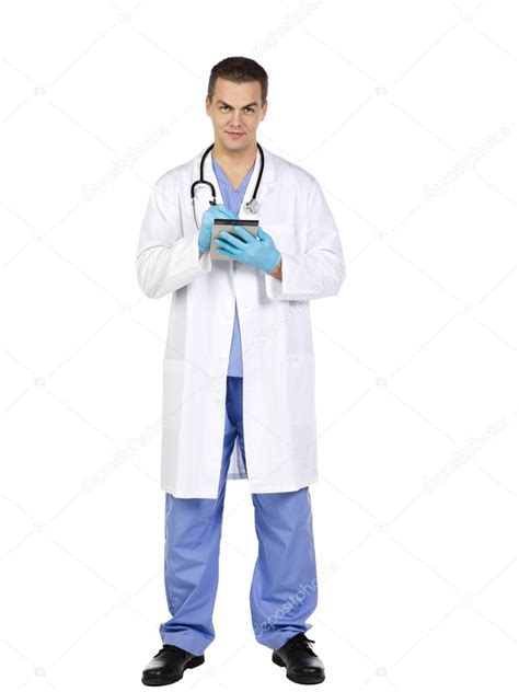 Front View Of A Doctor Making Notes Stock Photo Kozzi2 14084269