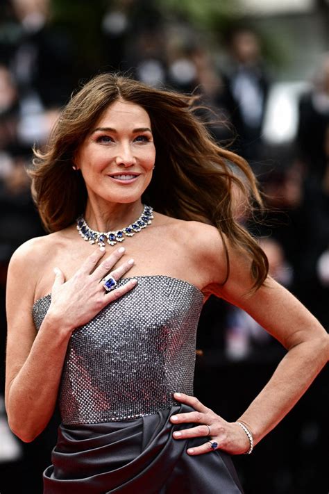 Couture Is Beyond On Twitter Carla Bruni In Celine At The 76th Annual Cannes Film Festival