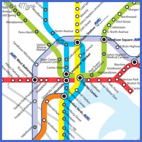Baltimore Subway Map