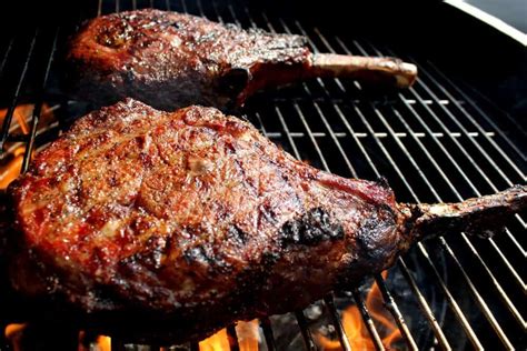 Smoked Tomahawk Steaks Reverse Seared To Perfection Recipe Cart