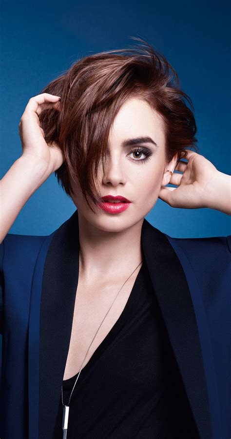 Lancôme Imagin Productions On Behance Lily Collins Hair Lily Jane