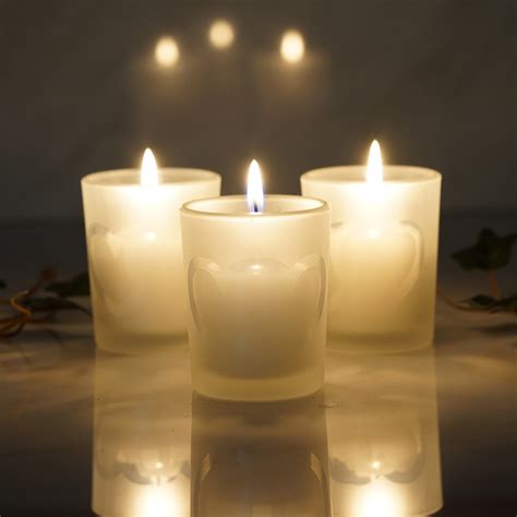 3 12 Pack Frosted Heart Glass Votive Candle Holder Set Free Nude Porn Photos