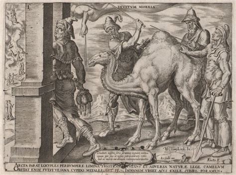 Ah, you know the verse. Maarten van Heemskerck (1498 - 1574) - It is easier for a ...