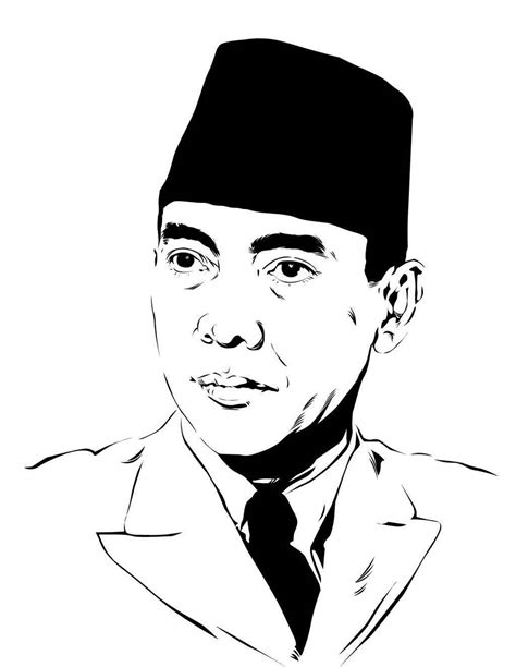 Detail Karikatur Soekarno Hitam Putih Koleksi Nomer 1
