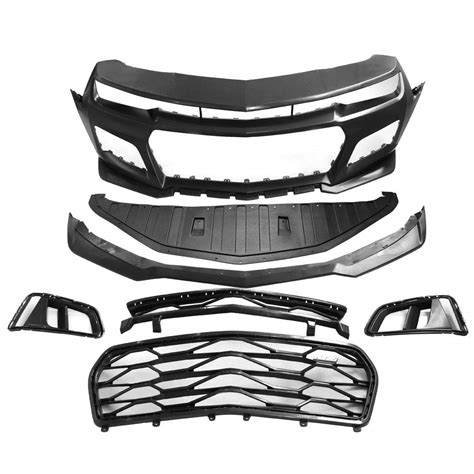 Ikon Motorsports Front Bumper Compatible With 2014 2015 Chevy Camaro