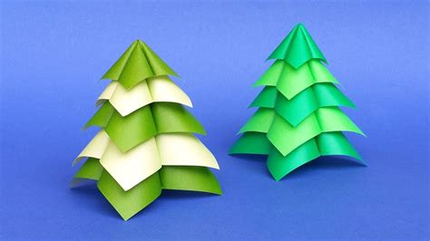 Quick And Easy Origami Christmas Tree 🎄 Diy Tutorial Youtube