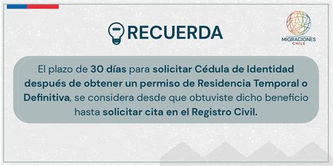 Migraciones Chile On Twitter Recuerda Que Luego De Obtener