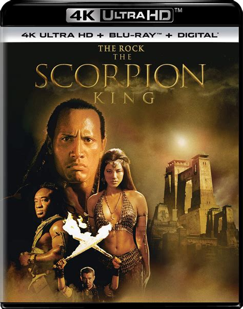 Amazon Com The Scorpion King Blu Ray Dwayne The Rock Johnson Kelly Hu Michael Clarke