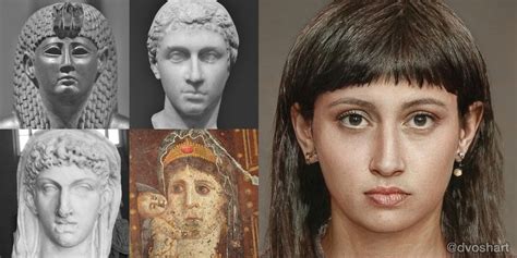 cleopatra via multiple historical references r colorizedstatues