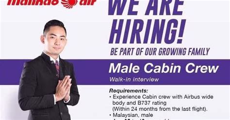 Keeping vigilant on hygiene and safety throughout. Fly Gosh: Malindo Air Cabin Crew Recruitment - Walk in ...