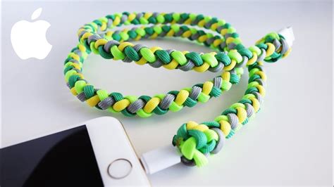When people talk about paracord, they usually mean the 550 lb. How to Protect Your iPhone Cable with Paracord | 4-Strand Braided iPhone Cable Tutorial ...