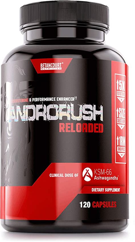 Betancourt Nutrition B Nox Androrush Dietary Supplement Testosterone Booster Lean