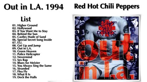 Red Hot Chili Peppers Greatest Hits Full Album Out In La 1994 Youtube